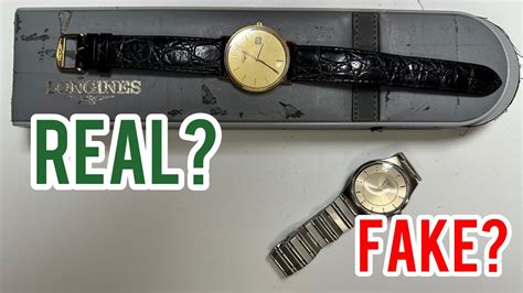 how to tell a fake longines watch|how to spot longines watches.